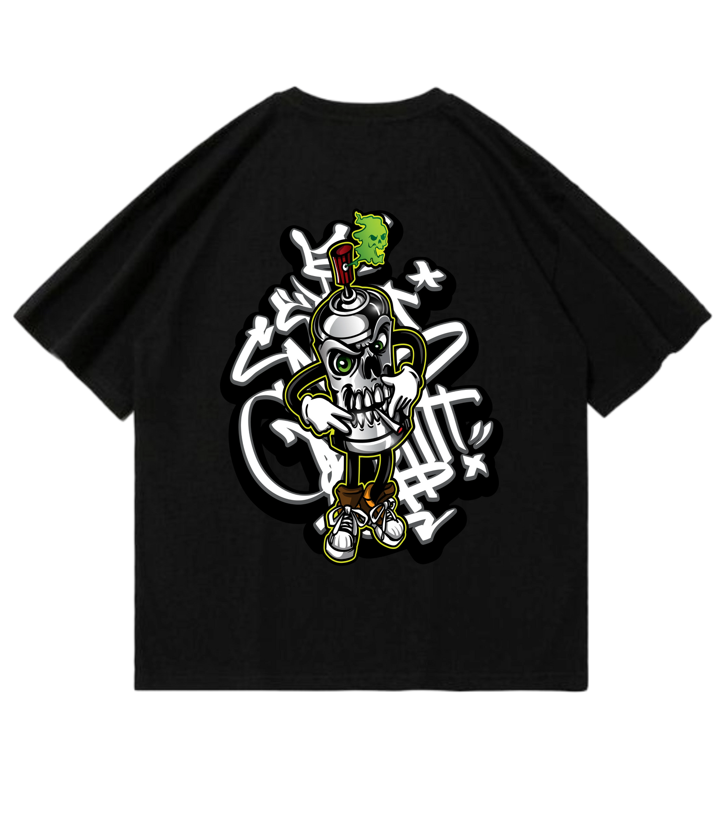 Graffiti Oversized T-Shirt - Justmini