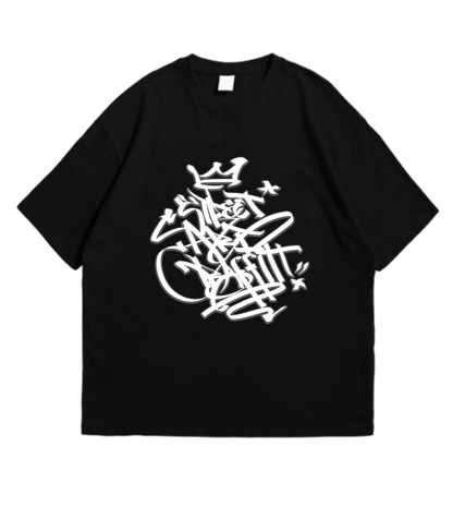 Graffiti Oversized T-Shirt - Justmini