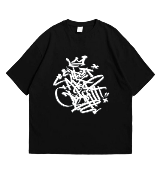 Graffiti Oversized T-Shirt - Justmini