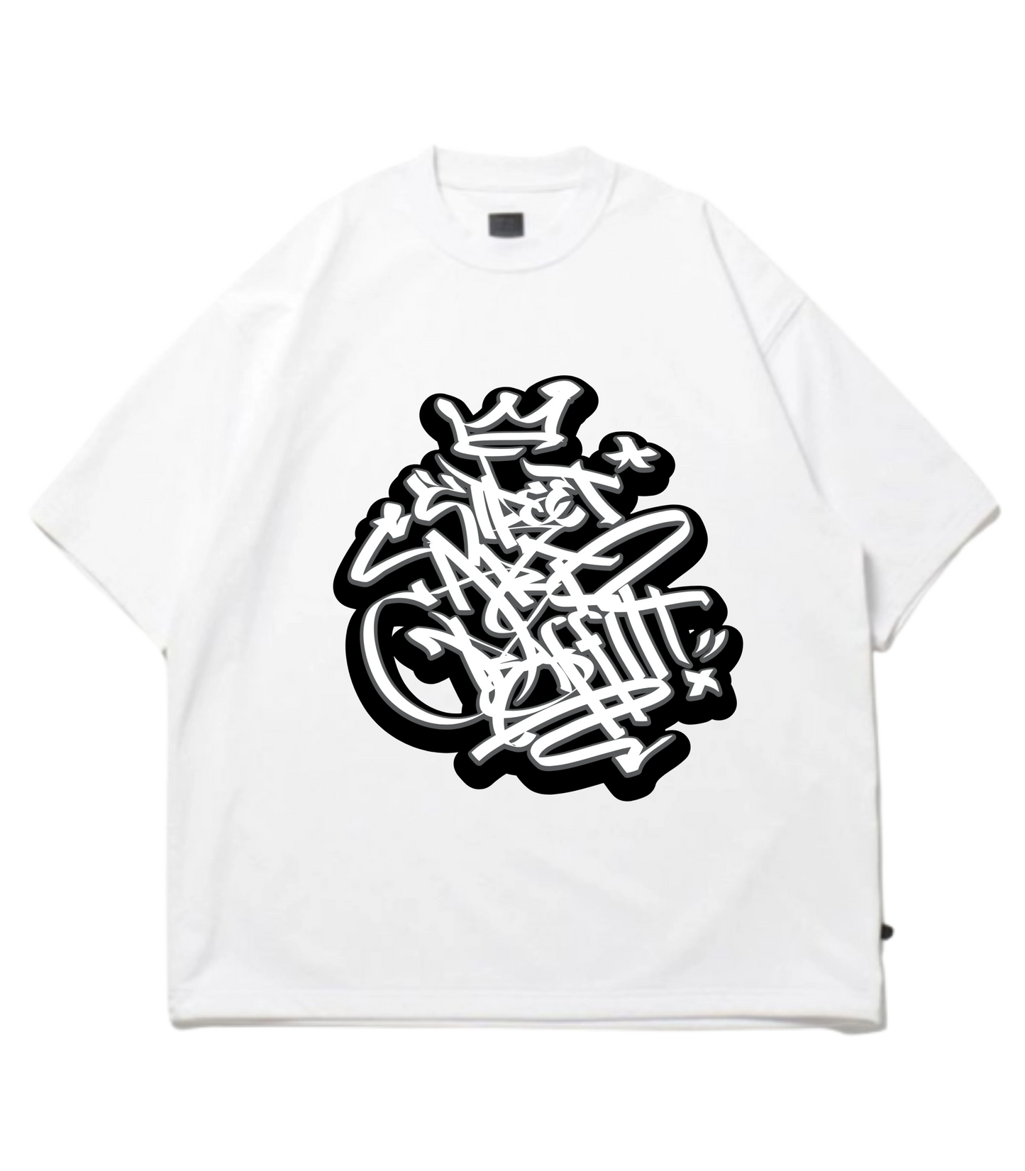 Graffiti Oversized T-Shirt - Justmini