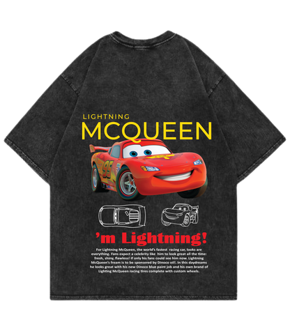 Lightning McQueen Oversized T-Shirt - Justmini