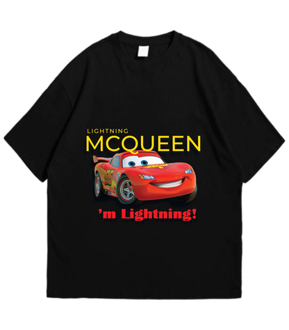 Lightning McQueen Oversized T-Shirt - Justmini