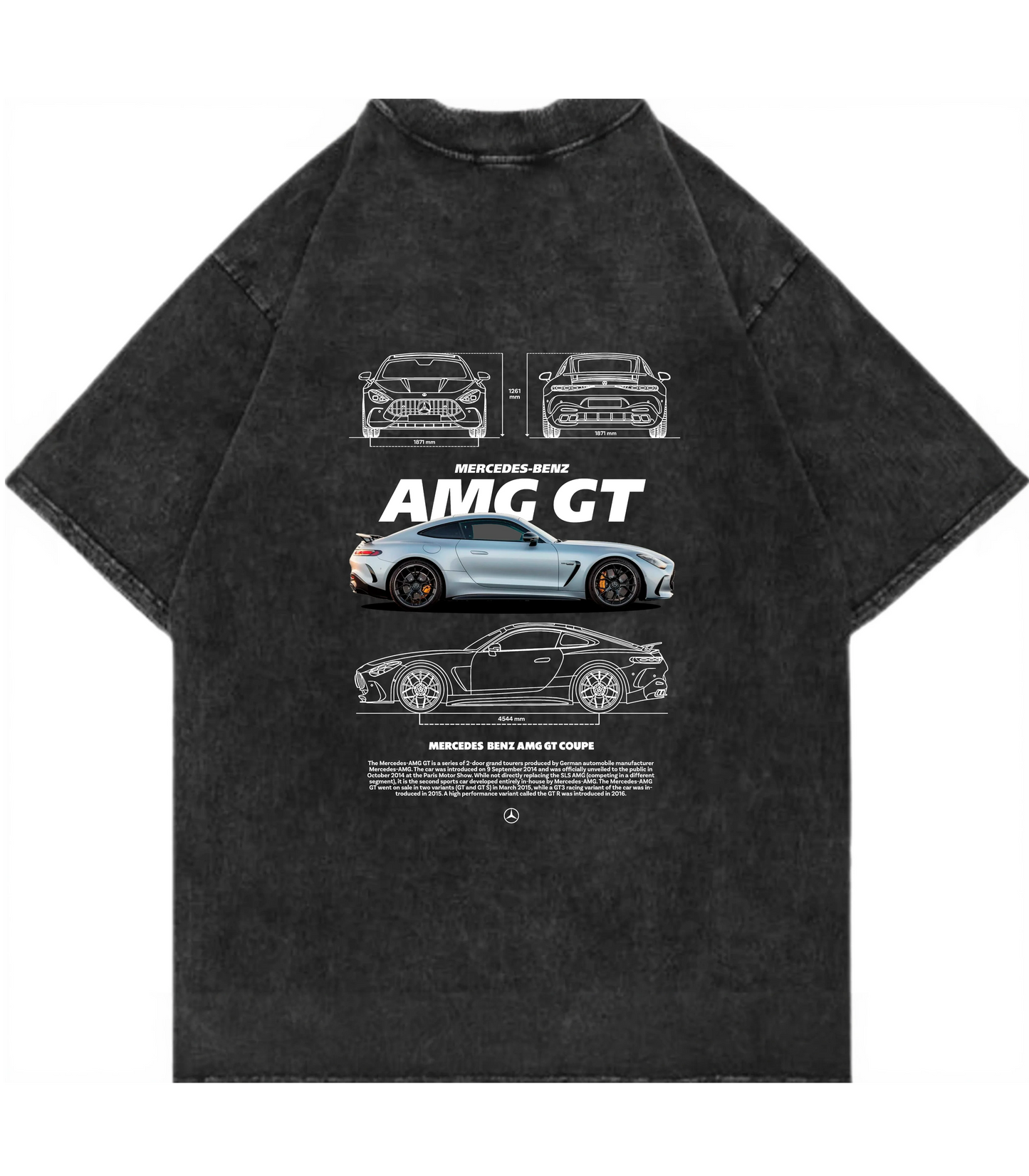 Mercedes AMG GT Oversized T-Shirt - Justmini