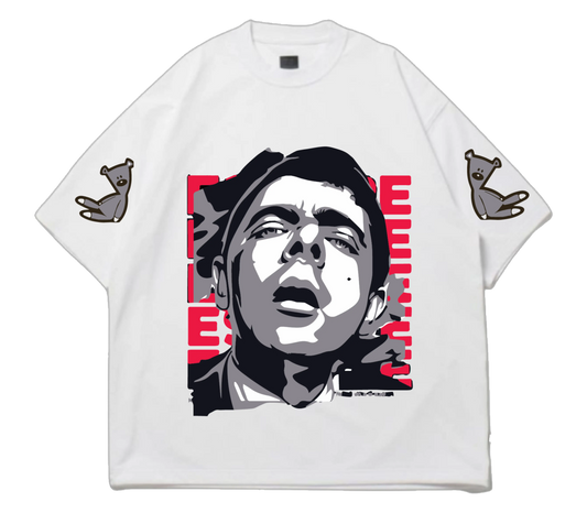 JustMini Mr. Bean Vintage Black Oversized Tee – The Silent Chaos Classic