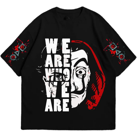 JustMini “Never Look Back” Oversized Graphic Tee – Redefine Your Grind