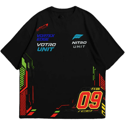 Nitro FX-09 Racing Tech Oversized T-Shirt - Justmini