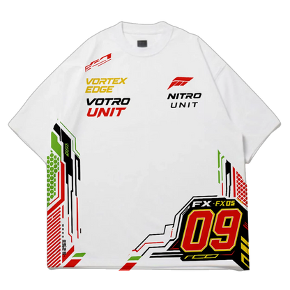 Nitro FX-09 Racing Tech Oversized T-Shirt - Justmini