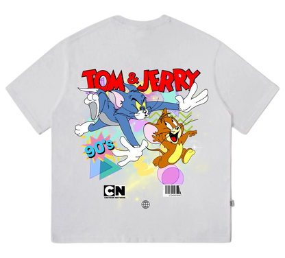 Tom & Jerry Acid B Oversized T-Shirt - Justmini