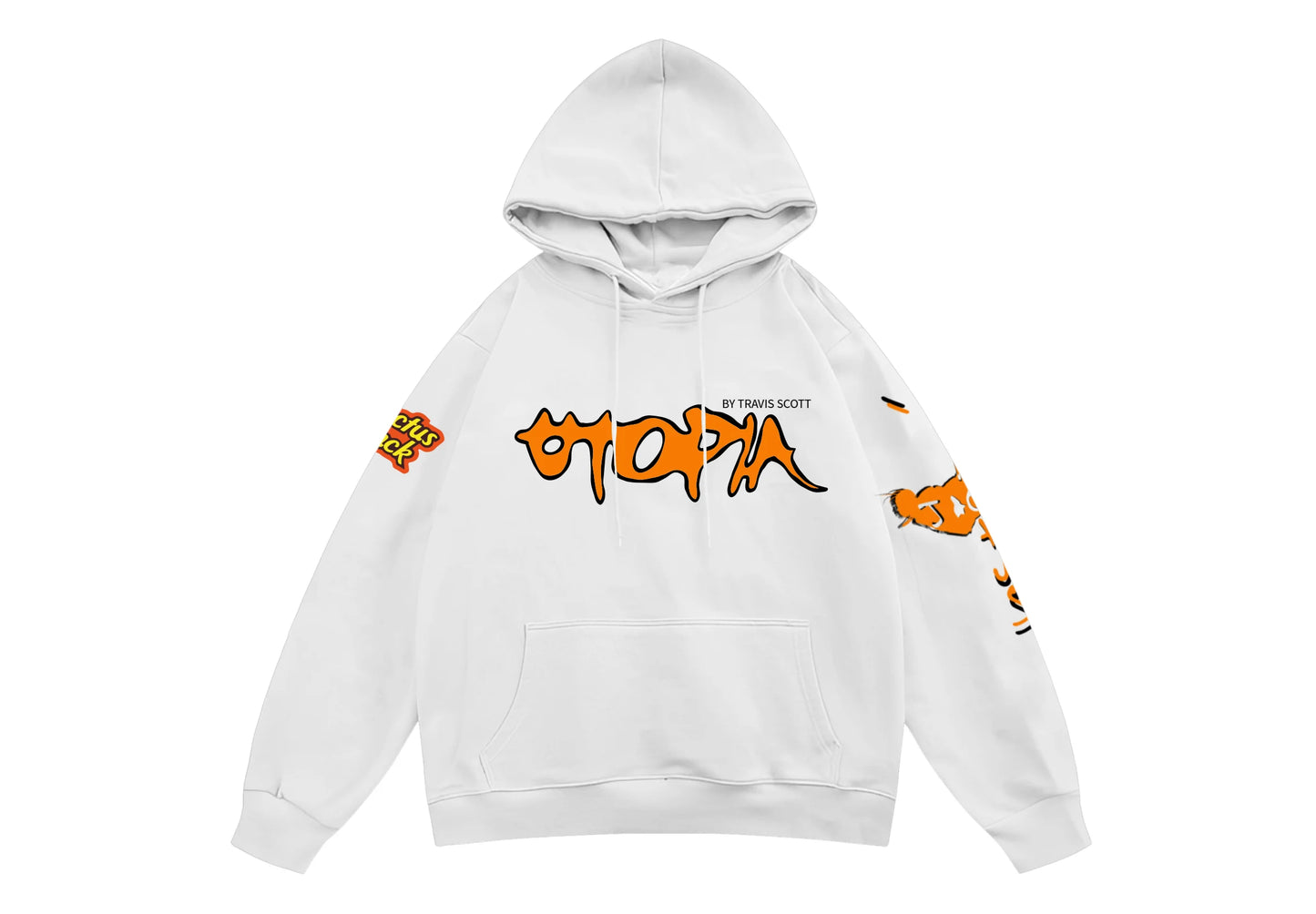 JustMini “Travis Vibe” Oversized Streetwear Hoodie – Astro Edition